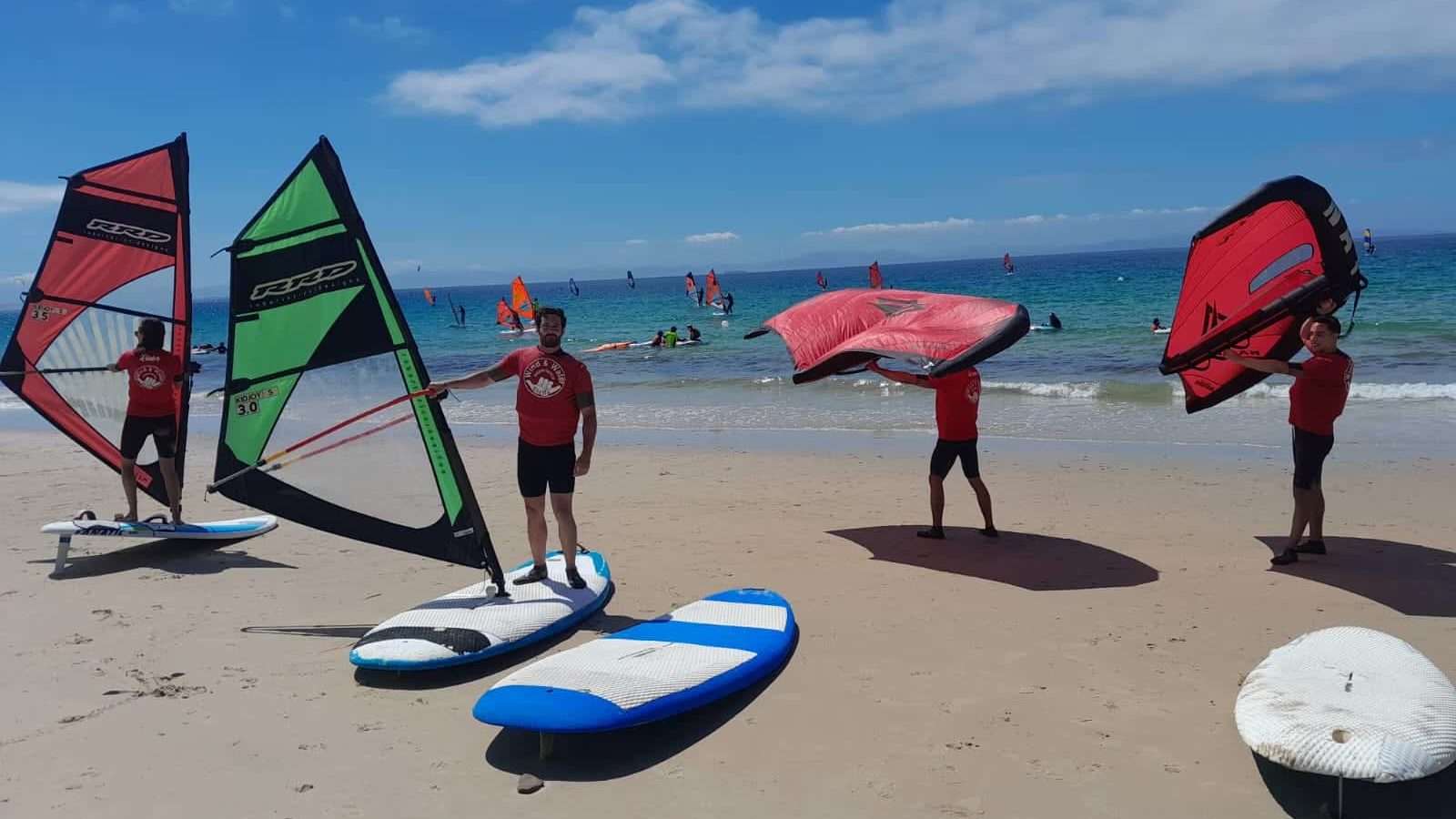 meilleures plages d'Espagne pour pratiquer la planche à voile - Tarifa